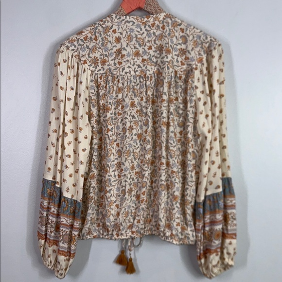 Spell sunshine bandit blouse in desert sage size small - Picture 7 of 8